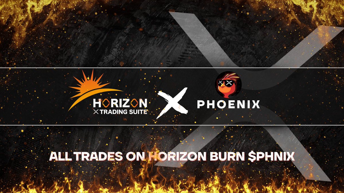 Phoenix - $PHNIX (@phnix_xrp) on Twitter photo 🚨 Partnership Announcement: $PHNIX x <a href="/HorizonXRPL/">Horizon</a>🔥
Every trade on Horizon involving $PHNIX will now automatically burn $PHNIX.
The regular Horizon burn rate has also been doubled for the $PHNIX/XRP pair,
it now has the highest burn percentage of any pair on Horizon. ⚡️
But 🚨 Partnership Announcement: $PHNIX x <a href="/HorizonXRPL/">Horizon</a>🔥
Every trade on Horizon involving $PHNIX will now automatically burn $PHNIX.
The regular Horizon burn rate has also been doubled for the $PHNIX/XRP pair,
it now has the highest burn percentage of any pair on Horizon. ⚡️
But