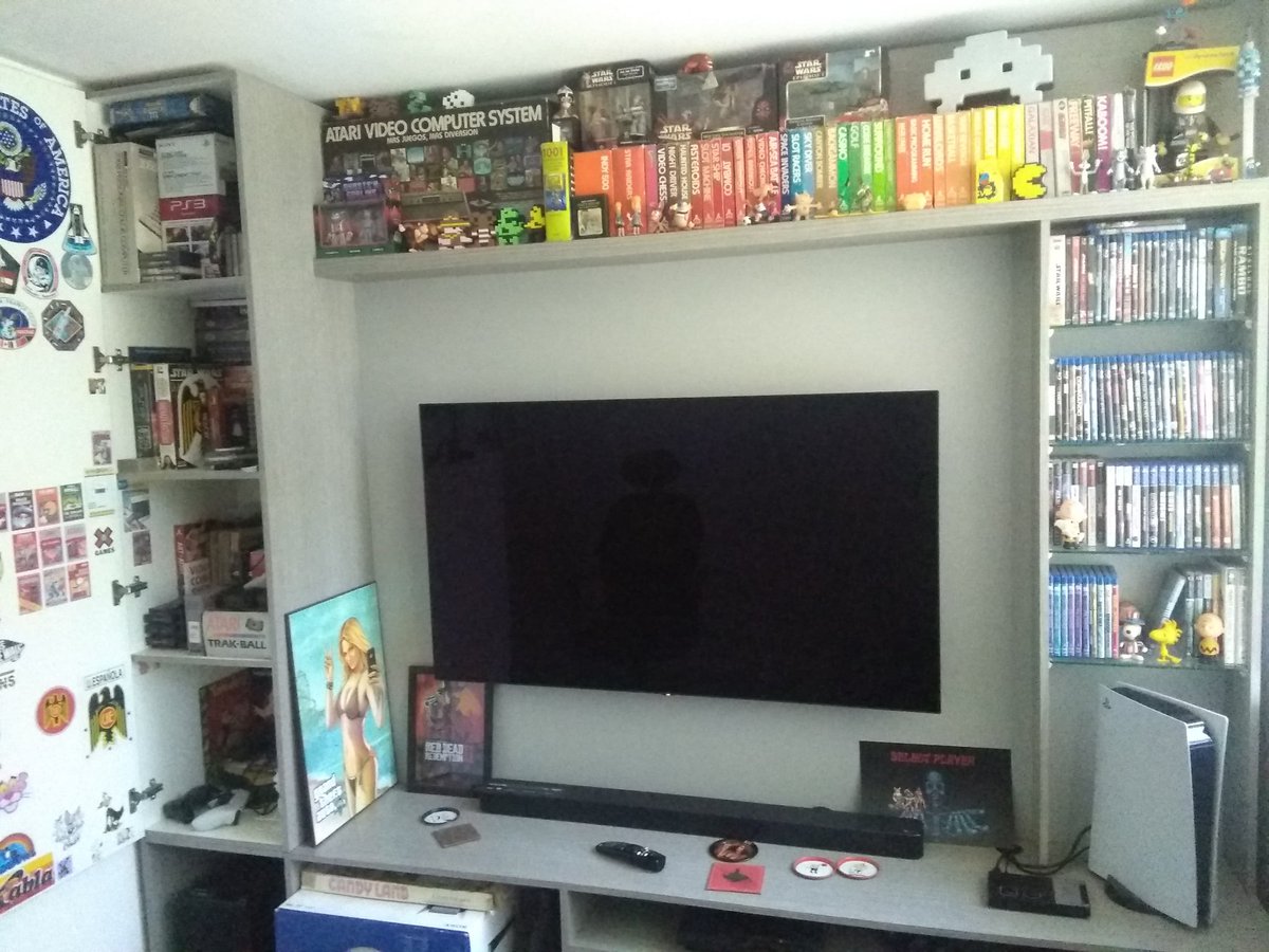 FranciscoJMoya's tweet photo. @gamesyouloved Here is mine 🙂🕹#retrogaming #atari #ps3 #ps4 #ps5 #nostalgic https://t.co/I34LcG8hlZ