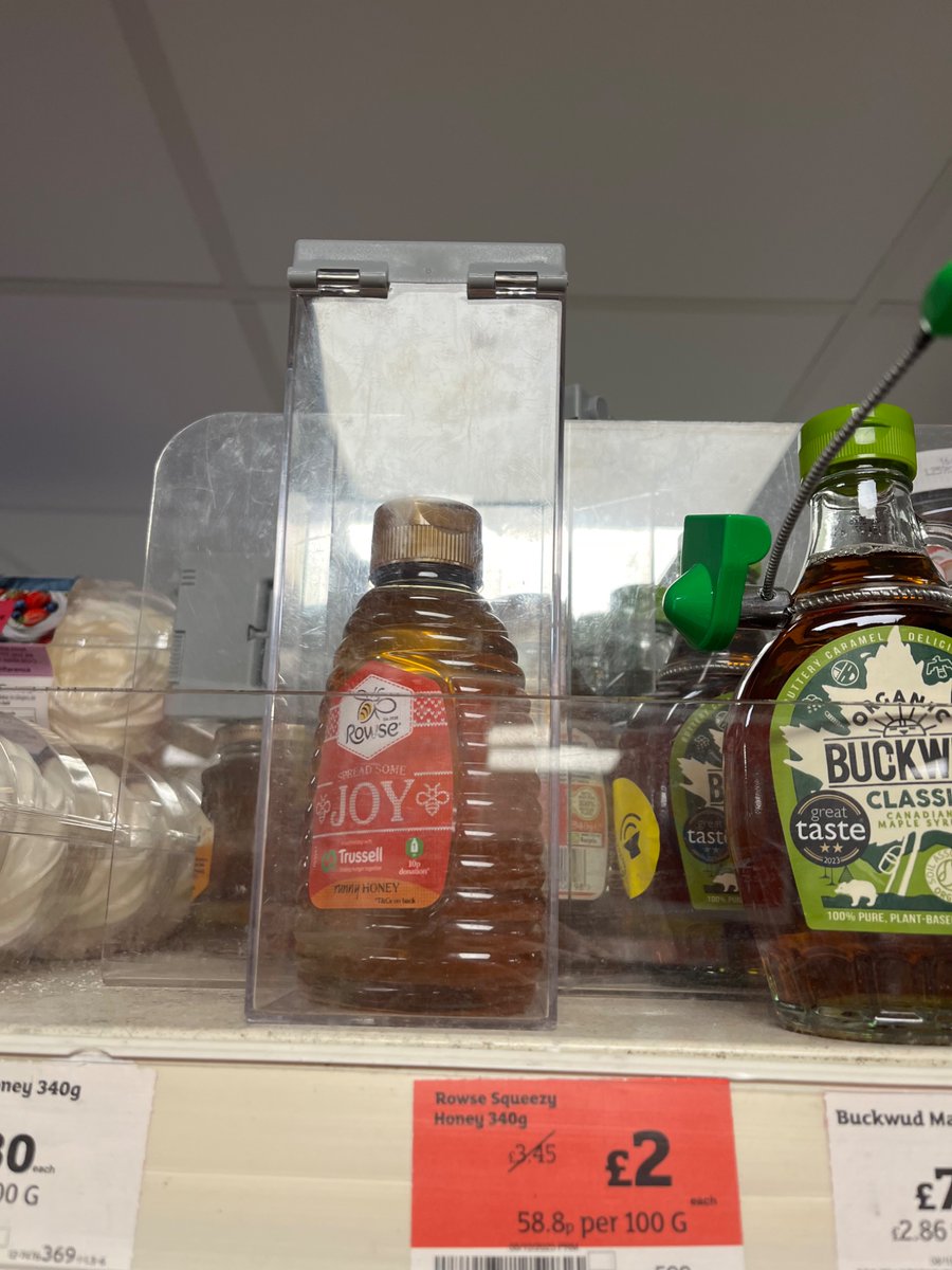 £2 honey is in a security box at Sainsbury’s 🫣