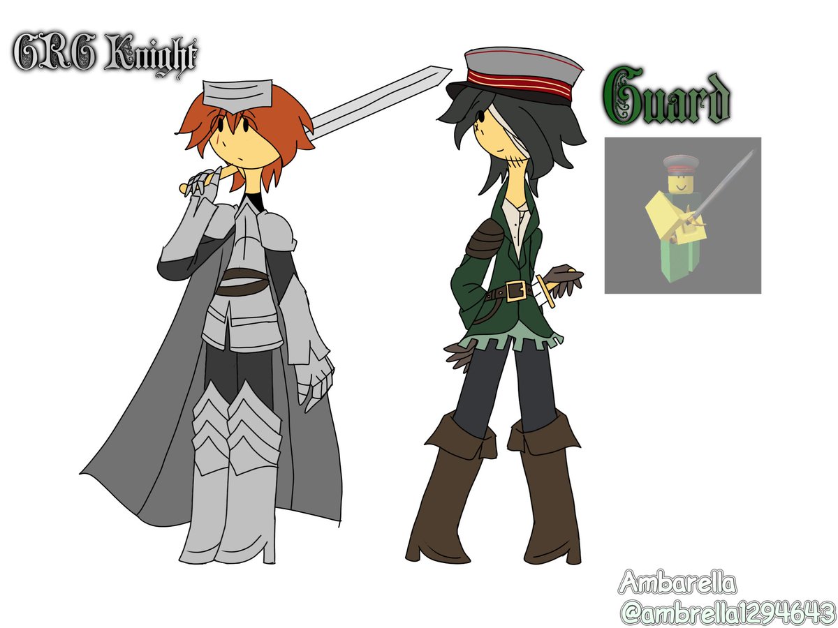 Generic Roleplay Gaem role designs #2

I added a fan role in GRG called 
Knight.

#Robloxart #robloxgrgguard #genericroleplaygaem #ocart #lineupart #robloxgrgknight
