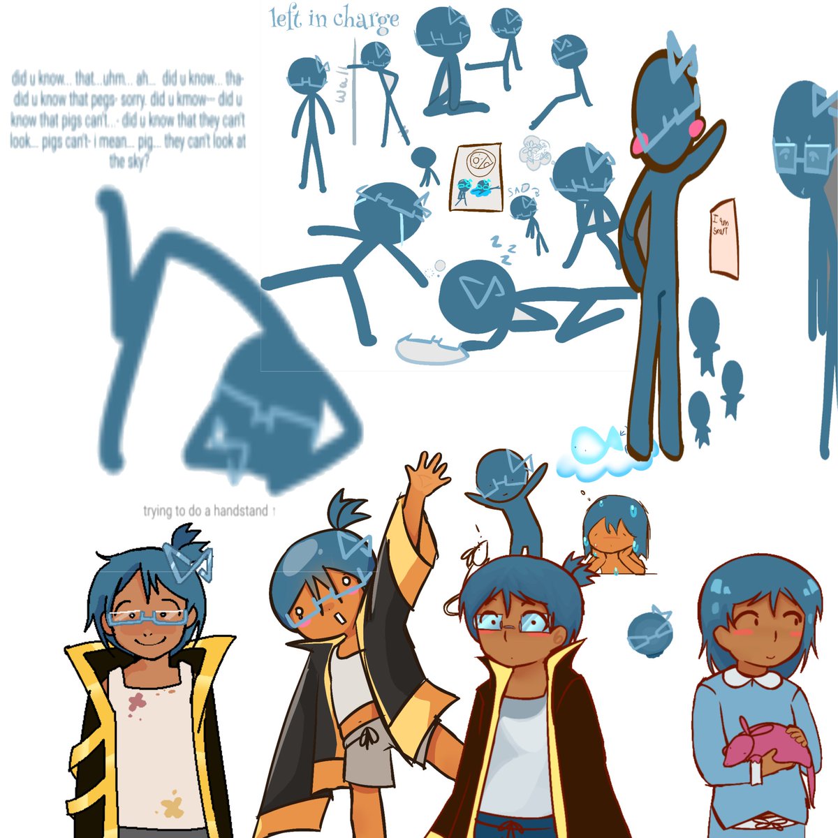 1v4a_n0's tweet image. Ok y&apos;all wdym ava/avm is being tiktofied I&apos;m scared somebody hug me. if anything happens, I was here before. Here are some of my OC art (Chiyo&apos;s my fav) I have a Red plushie too lero lero 😛😛😛