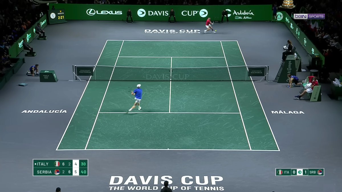 Jannik Sinner is still undefeated indoors since this moment