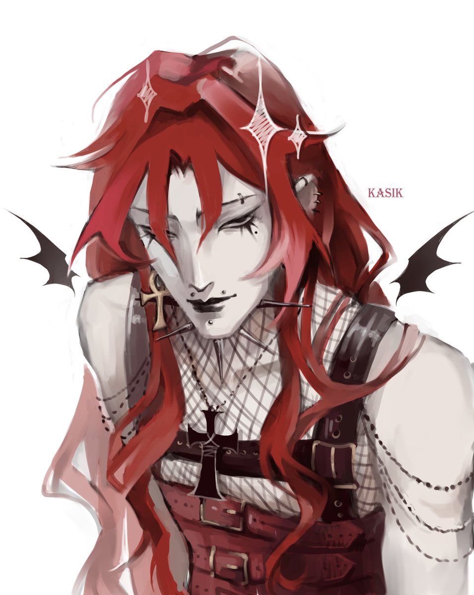 Argenti goth au🦇
#Argenti #HonkaiStarRail #art #fanart