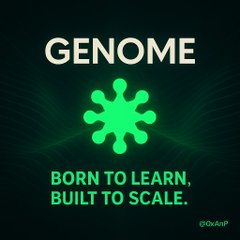 banarjeeaustin's tweet photo. Genome launched its mainnet on September 19, 2025.The ecosystem token NOME is central to the protocol’s economy.@genome_protocol  support for multiple blockchains , omnichain EVM contracts, improved onboarding and game tournament systems.want know more follow @wallchain get early https://t.co/2gHvI9oxDS