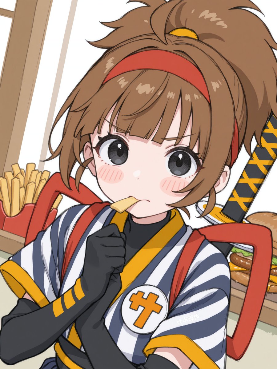 フライドポテトで、ポッキーゲーム！
#ポッキーの日