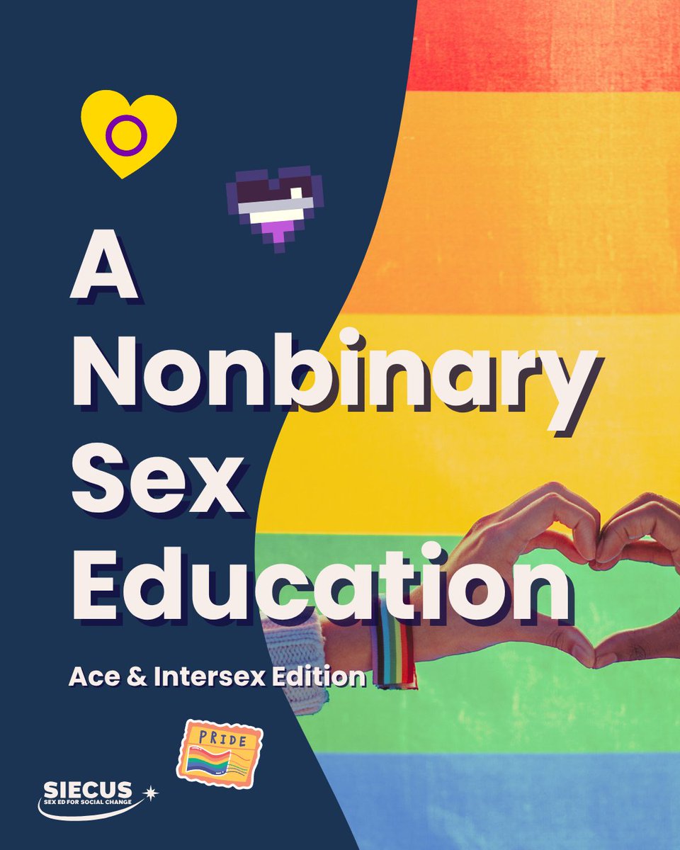 SIECUS's tweet photo. Happy #AceWeek and #IntersexAwarenessDay 🌈

Even in inclusive spaces, some members of the LGBTQIA+ community may have less visibility or feel they are on the outside looking in. Asexual and intersex identities are beautiful precisely because they can't be put into neat boxes. https://t.co/ul7cC5C6r5