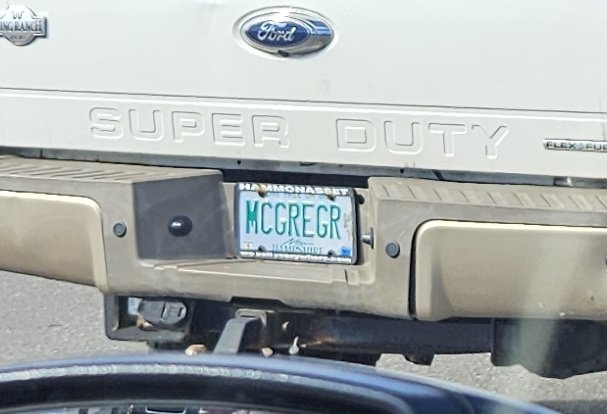 Plates, folks. I got em.