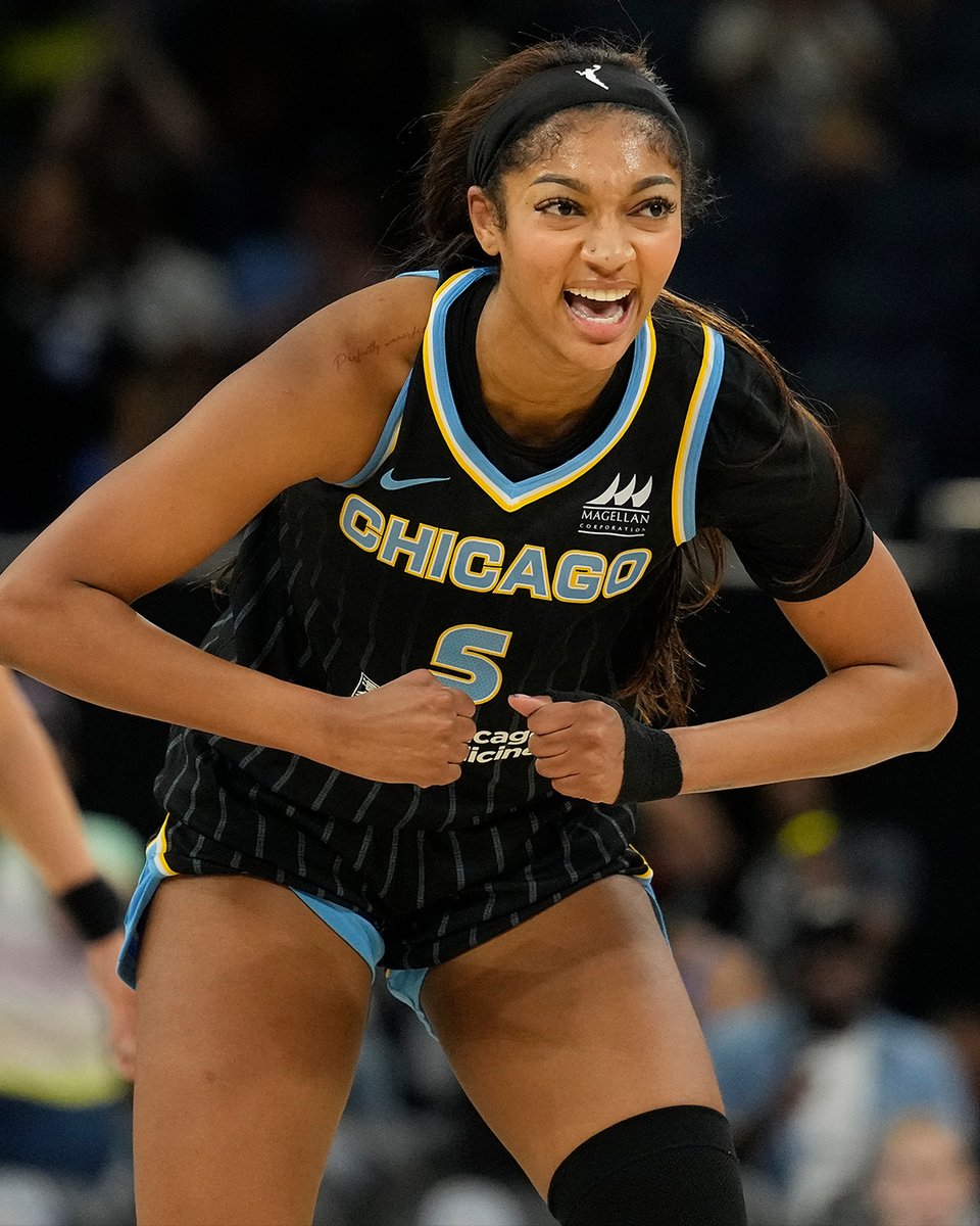 SLAMonline's tweet image. Energy electric. Confidence constant. Angel Reese&apos;s vibe is always on 99.