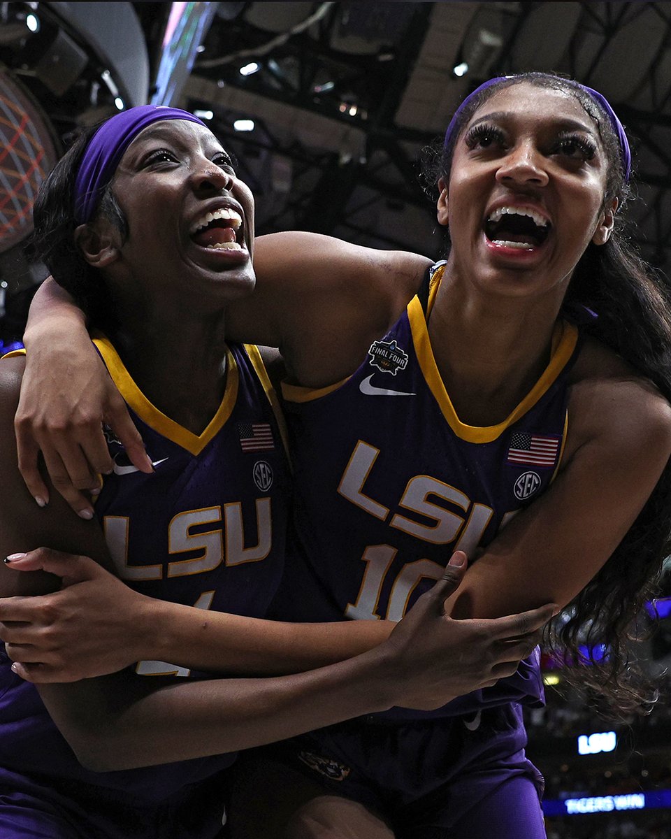 SLAMonline's tweet image. Energy electric. Confidence constant. Angel Reese&apos;s vibe is always on 99.