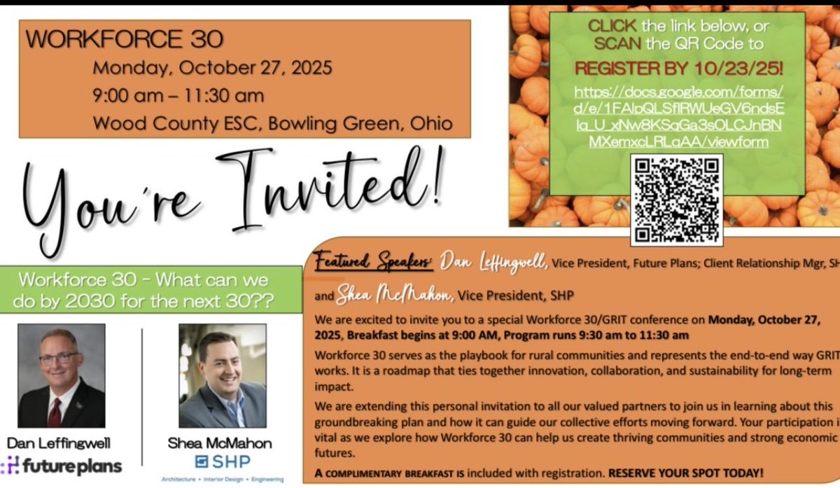 Let’s goooo!! 💥 Excited to see everyone tomorrow in BG!! What can we collectively do by 2030 for the next 30? <a href="/shp_design/">SHP</a> <a href="/futureplansoh/">Future Plans</a> <a href="/grit_ohio/">GRITOhio</a> <a href="/AppSTEMCollab/">The Appalachian STEM Collaborative</a>