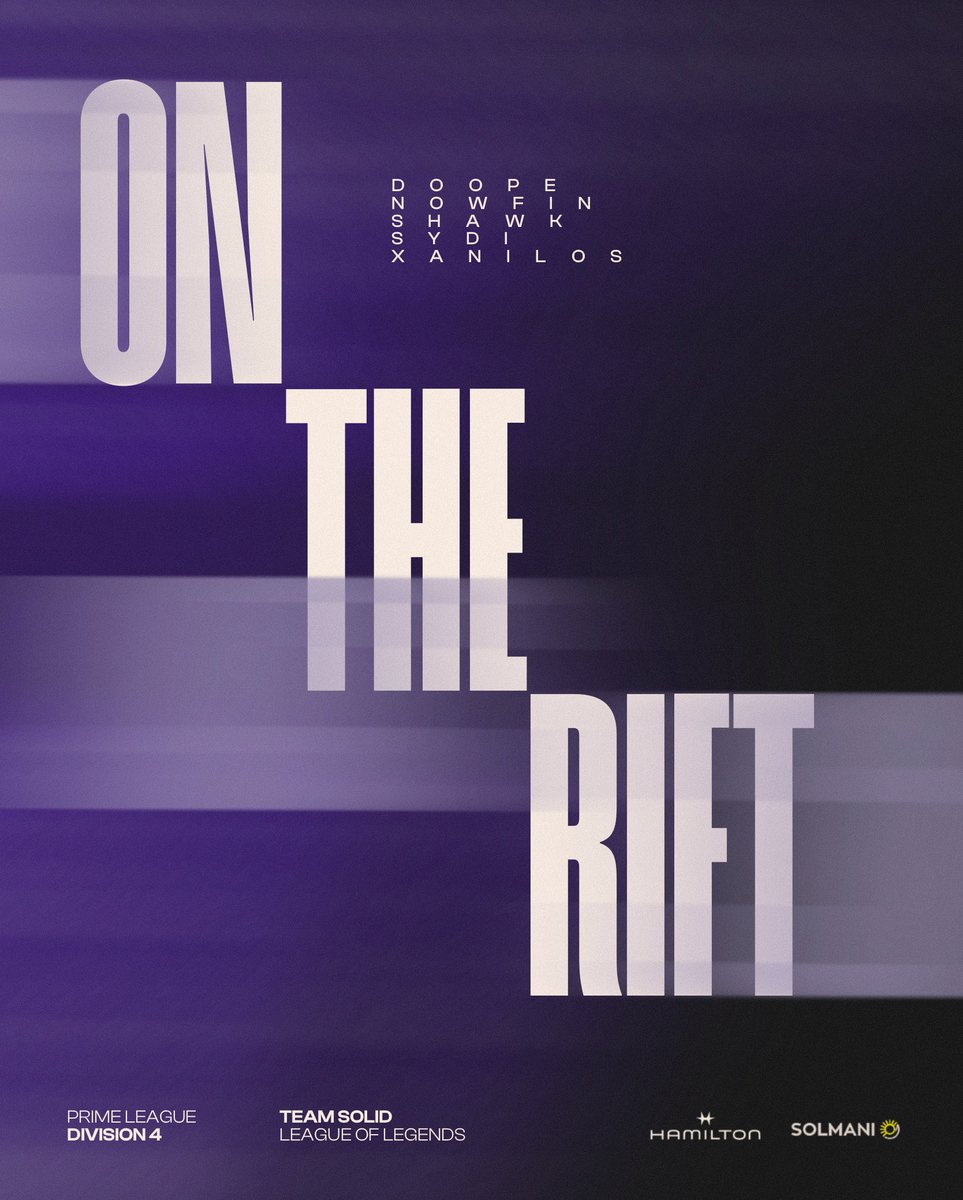 NOUS SOMMES EN LIVE ! ✨

🎙️ <a href="/Unkdzn/">Mathew 'SLD Unknown' 🌙</a> &amp; <a href="/Le_Guerier/">LeGuerier</a> 
🔴 twitch.tv/TeamSolidCH/