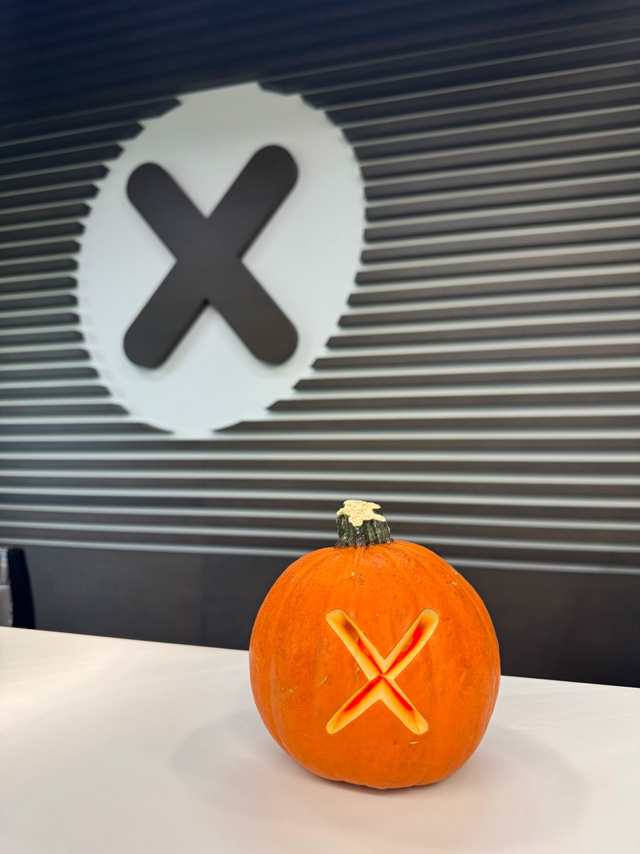 We marked our X pumpkin-style for #WorldPumpkinDay! 🎃❎

With Halloween just around the corner, our office is getting into the spooky spirit. 👻🕸️