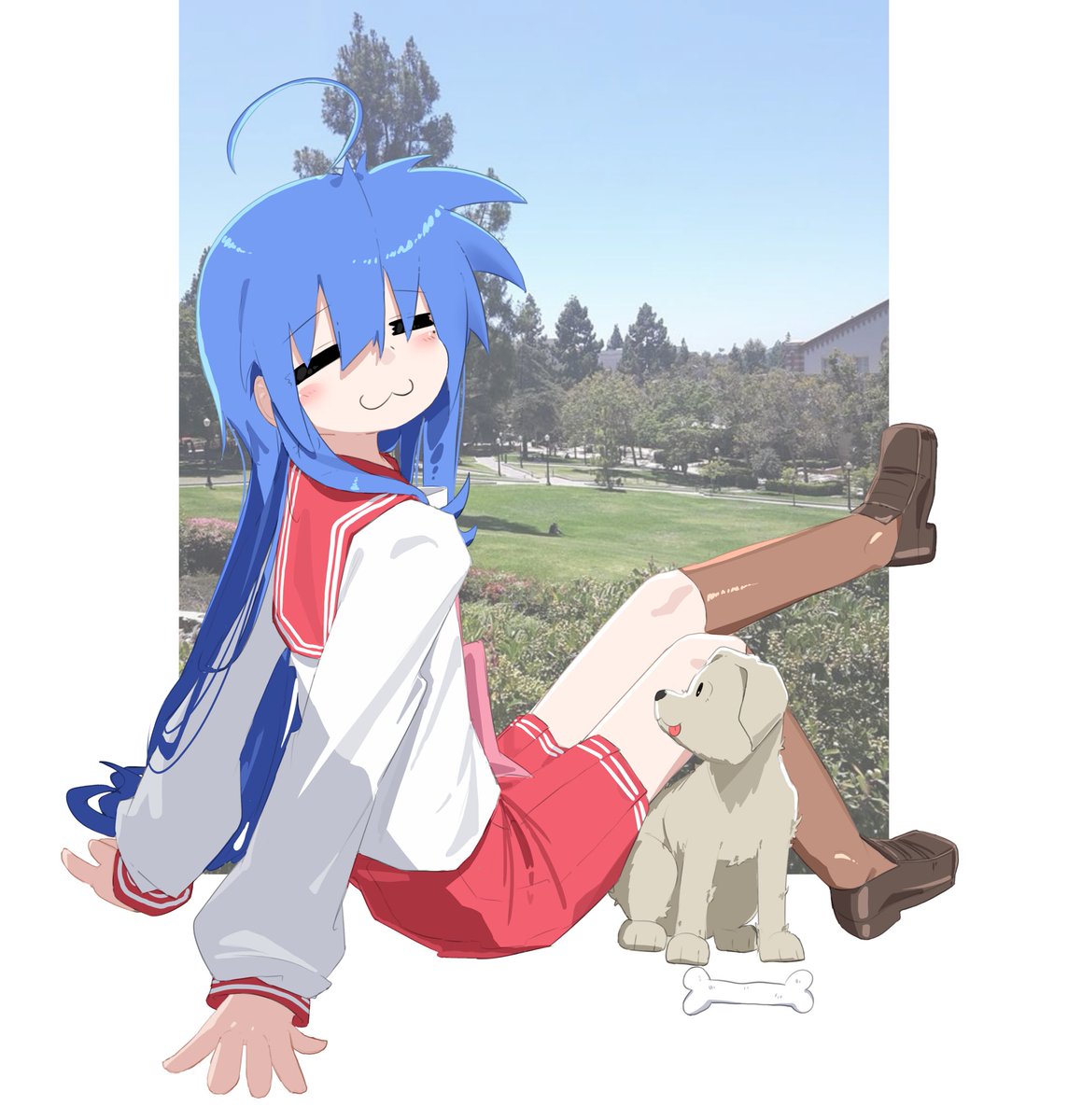 papyopyo313's tweet photo. Konata :3 and the puppy 🐶🦴
Reupload… https://t.co/olcgBB1XOW