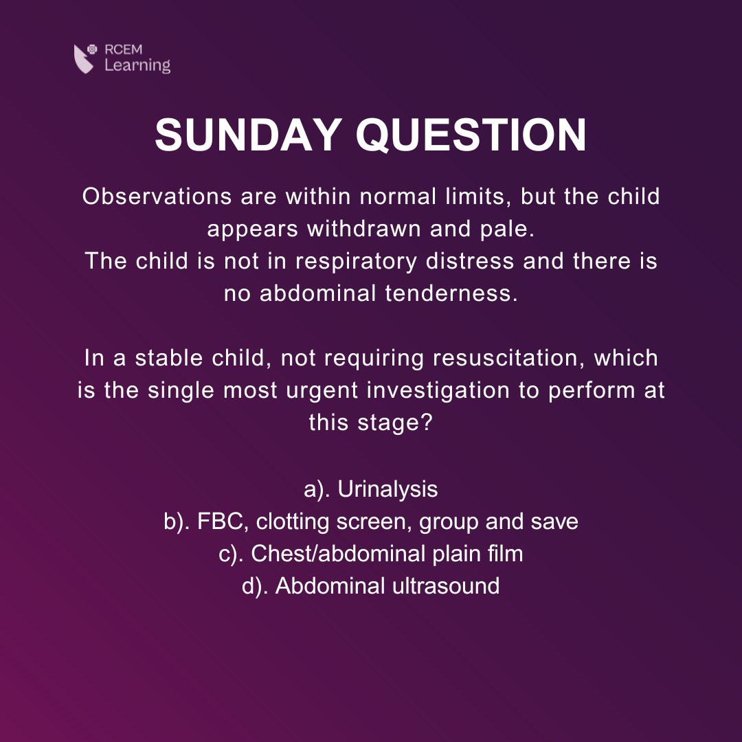 RCEMLearning's tweet image. Check out our latest #SundayQuestion, what is the correct answer?
