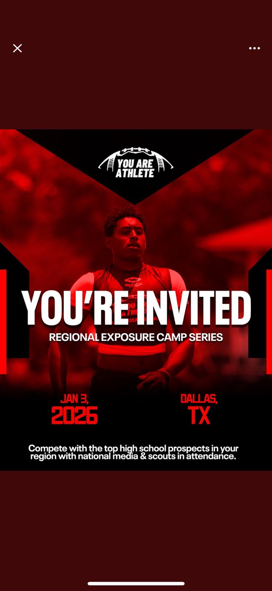 Thanks for the invitation <a href="/youareathlete/">You Are Athlete</a>