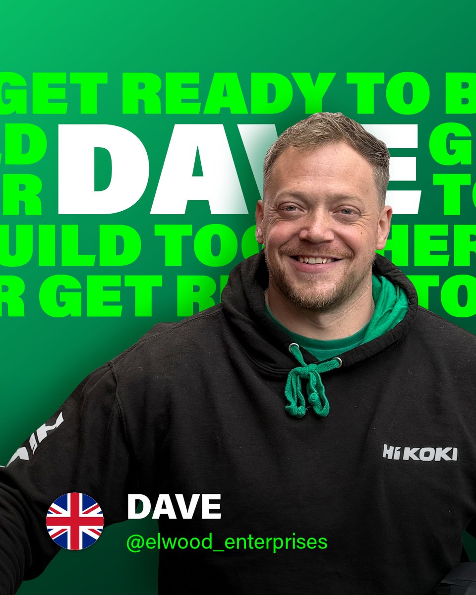 HiKOKITools_IT's tweet image. Oi oi oi! Vi presentiamo Dave 🇬🇧 da Birmingham! Un vero tuttofare: dai lavori più impegnativi fino ai dettagli più raffinati, lui non si tira mai indietro. 
#HiKOKI #GETREADYFORIT #MAKEMOVEGO