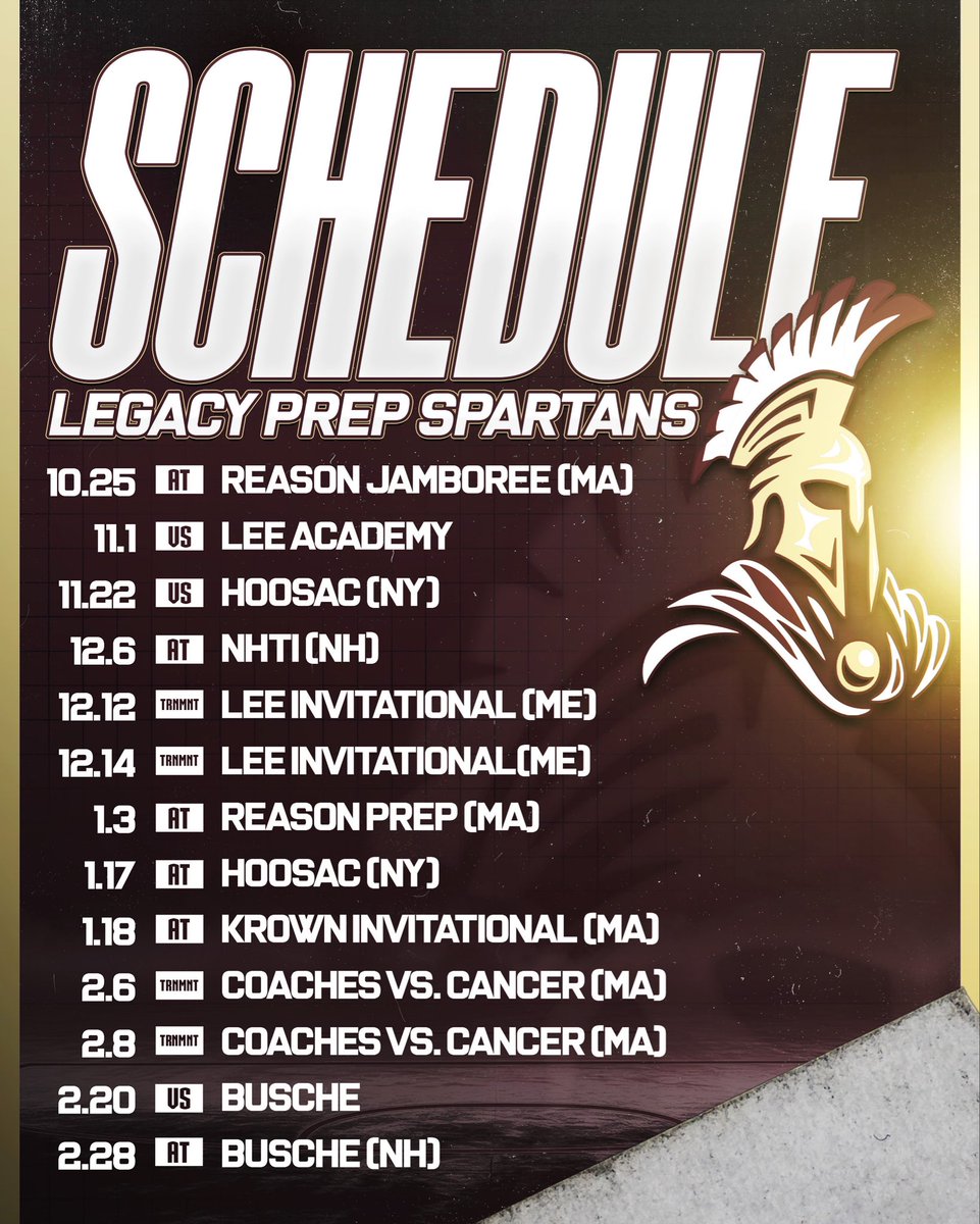 LegacyPrepBB's tweet photo. 2025–26 SZN LOADING… 🔥
We don’t run from competition — we schedule it. 🛡️⚔️
#SpartanTakeover #LegacyPrep  #spartanway https://t.co/5wbGAeUQnN