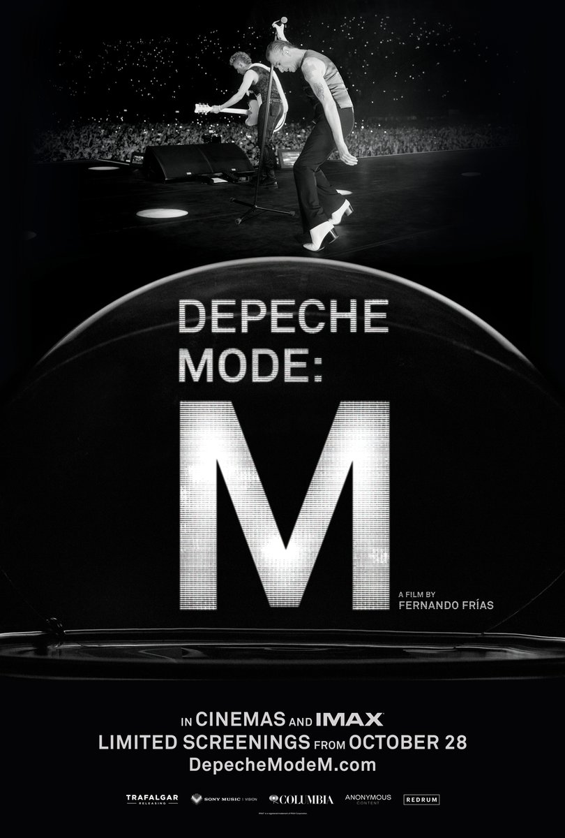 🎶 Dos fechas únicas para disfrutar de #DepecheModeM 

Un viaje cinematográfico hacia el corazón de la relación que la cultura mexicana mantiene con la muerte, enmarcado por las icónicas presentaciones de Depeche Mode durante su gira Memento Mori 2023. 

cinesembajadores.es/pelicula/depec…