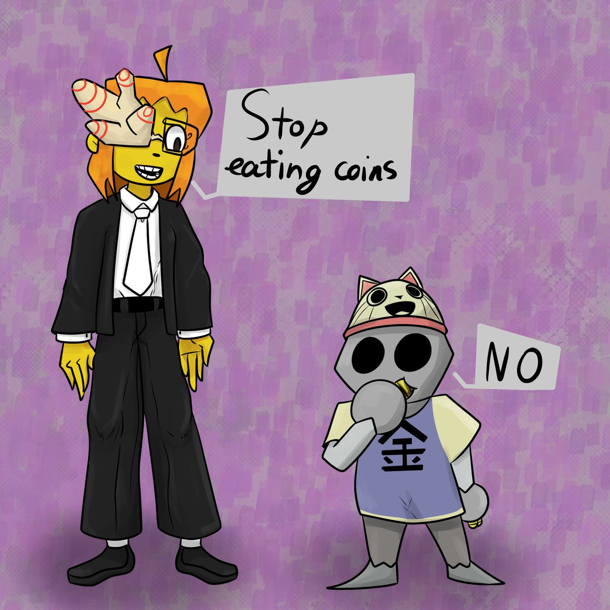 Lamun and Ktod Halloween costumes