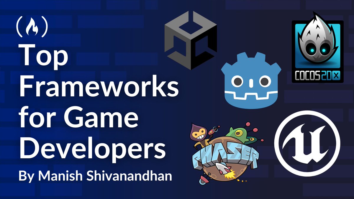 freeCodeCamp's tweet image. If you want to get into game development, there are many popular frameworks to choose from.
And to help you pick one, Manish wrote this guide.
In it, he covers key features and use cases for Unity, Unreal Engine, Phaser, Godot Engine, and Cocos2d-x.
freecodecamp.org/news/top-frame…