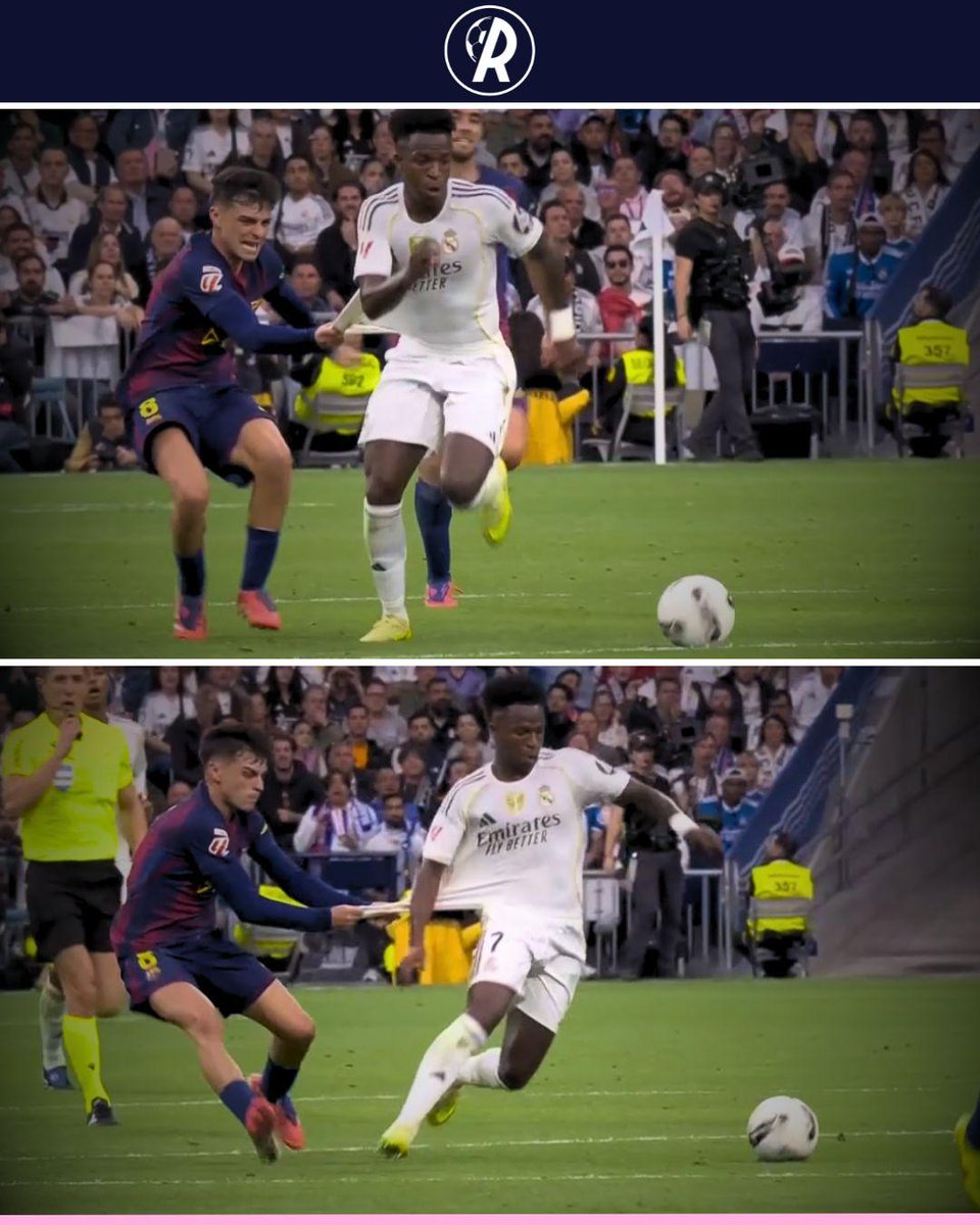 Rompipallone_'s tweet photo. L'unico modo per fermare uno dei migliori Vinicius visti da molto tempo a questa parte lo ha trovato Pedri 😅
Il Real Madrid chiude il primo tempo in vantaggio di un gol, ma noi non vediamo l'ora inizi la seconda frazione 🍿
#RealBarcelona #ElClasico #Vinicius https://t.co/l5wHtAEYCi