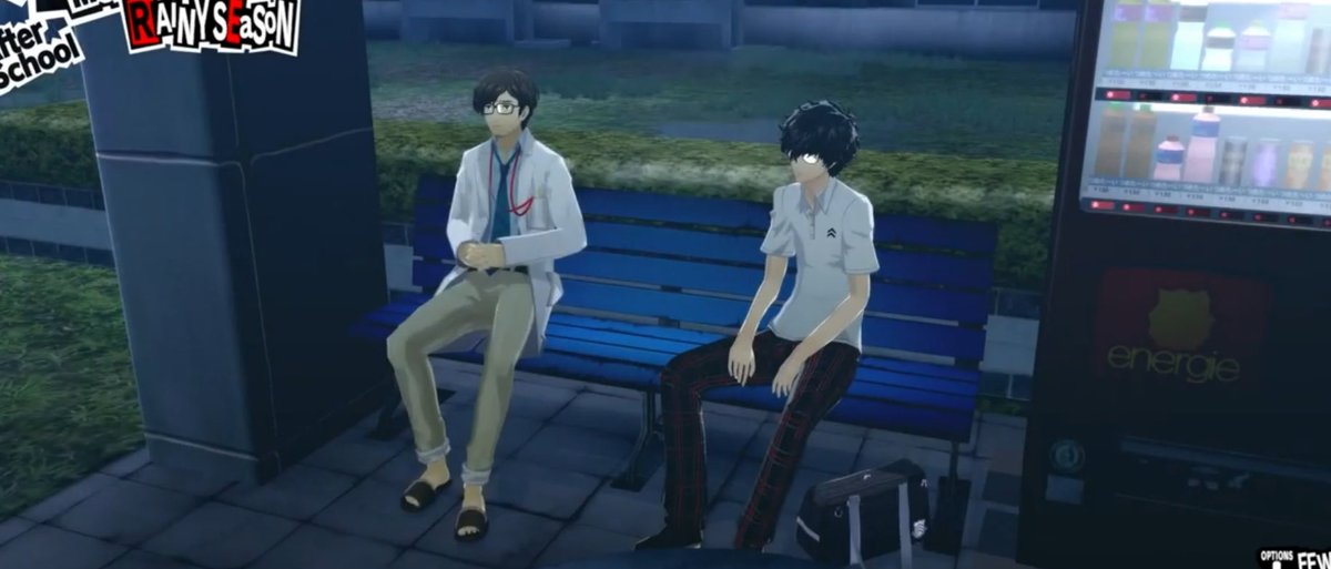 《 Image Day 376 》
#Persona5Royal #TakutoMaruki 
Rainy day huh?