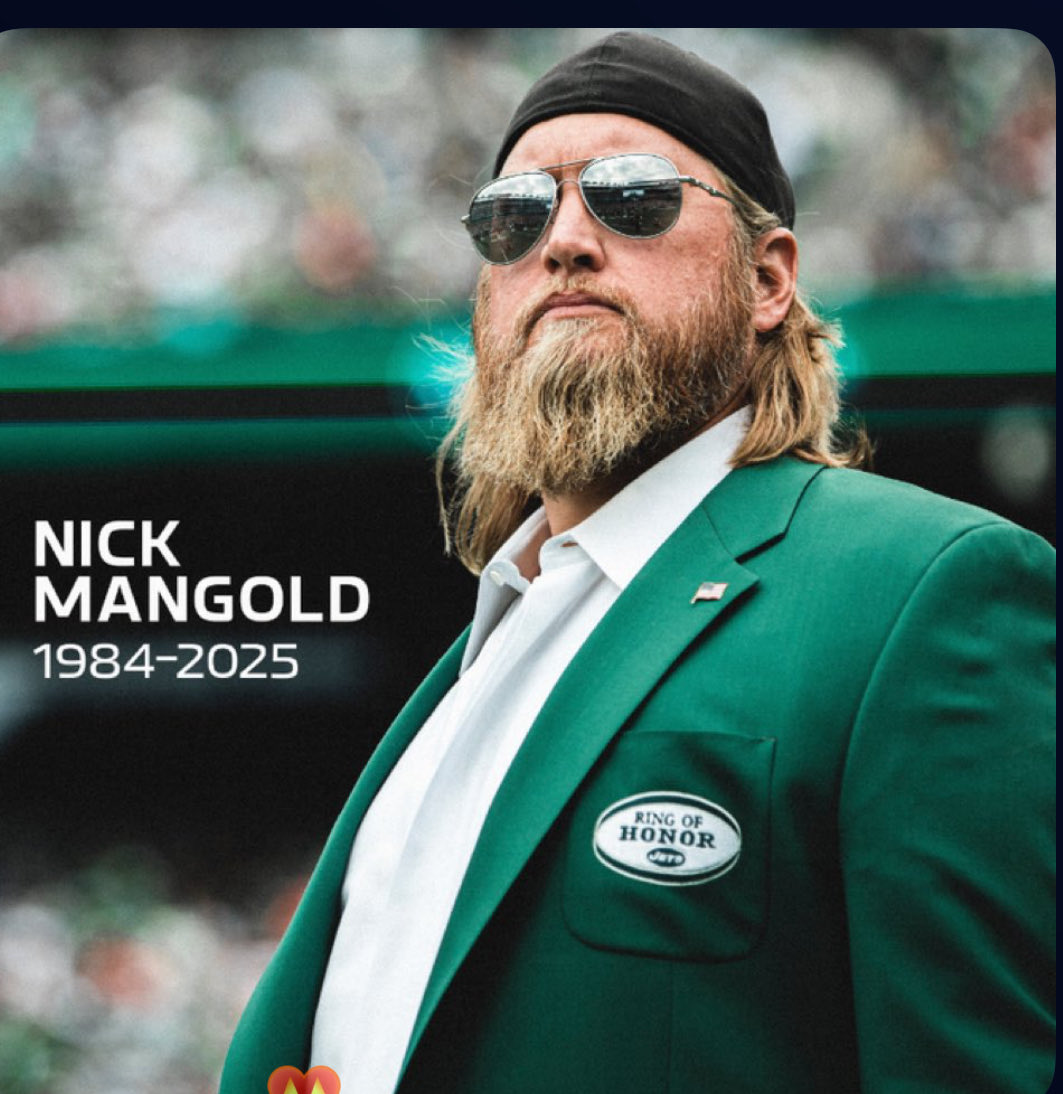 NYJAtlanticPod's tweet photo. Heartbroken . 
RIP Nick #74
#ForeverAJet https://t.co/btufx5Eeft