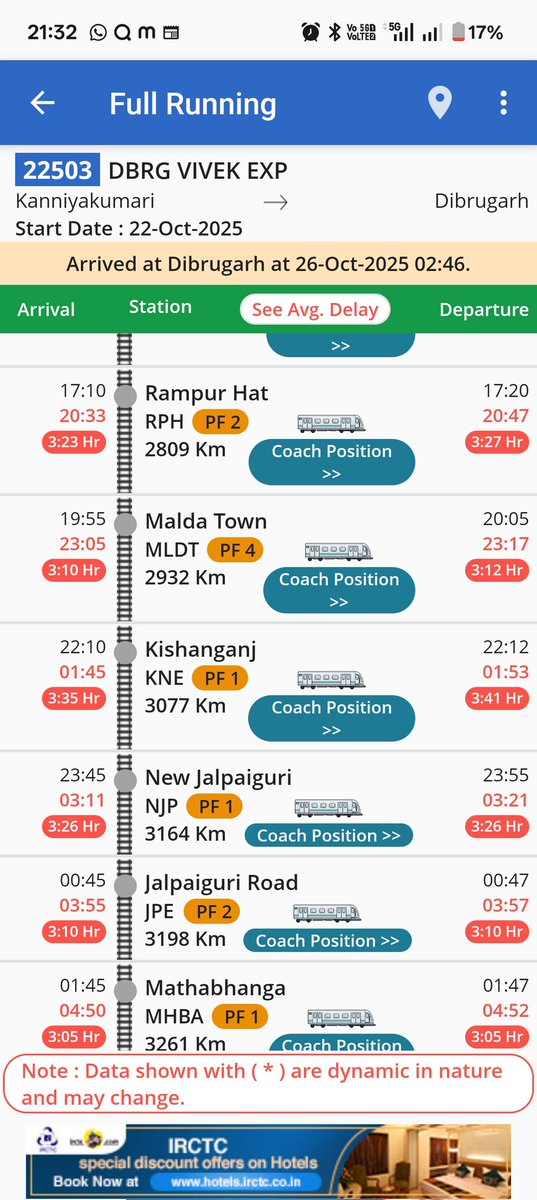 randomDeadO_'s tweet photo. PNR: 4227181460
TRAIN late by more that 3 hours 
Departure time: 22:10 
Actual Dep Time: 01:45 (Next Day)
TDR FILED BUT REPUDIATED AS I FILED THE TDR 5 HOURS 10 MINUTES LATE AT AROUND 6:55 (SAME DAY). 
NOTE THAT WE CANNOT FILE TDR BEFORE ARRIVAL. 
@IRCTCofficial @IRCTCofficial https://t.co/8T3v6L1qzm
