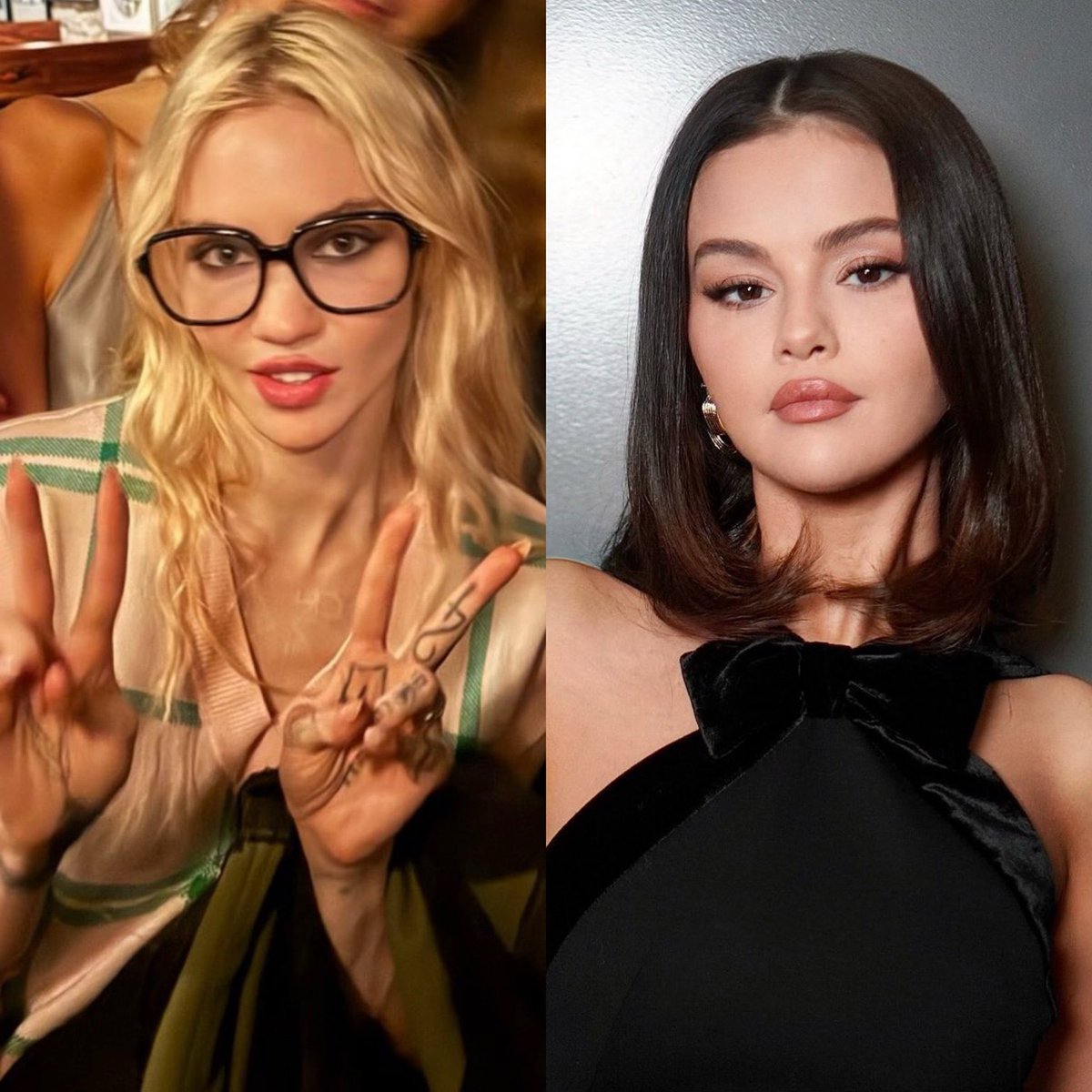 SELENAT0RSARMY's tweet photo. Grimes defends Selena Gomez amid body-shaming comments and fake update accounts about Selena.

“This place is unhealthy as fuck and this being socially acceptable behavior is culture death - not just for the Selena but everyone who sees this and engages with this level of dehumanization.”