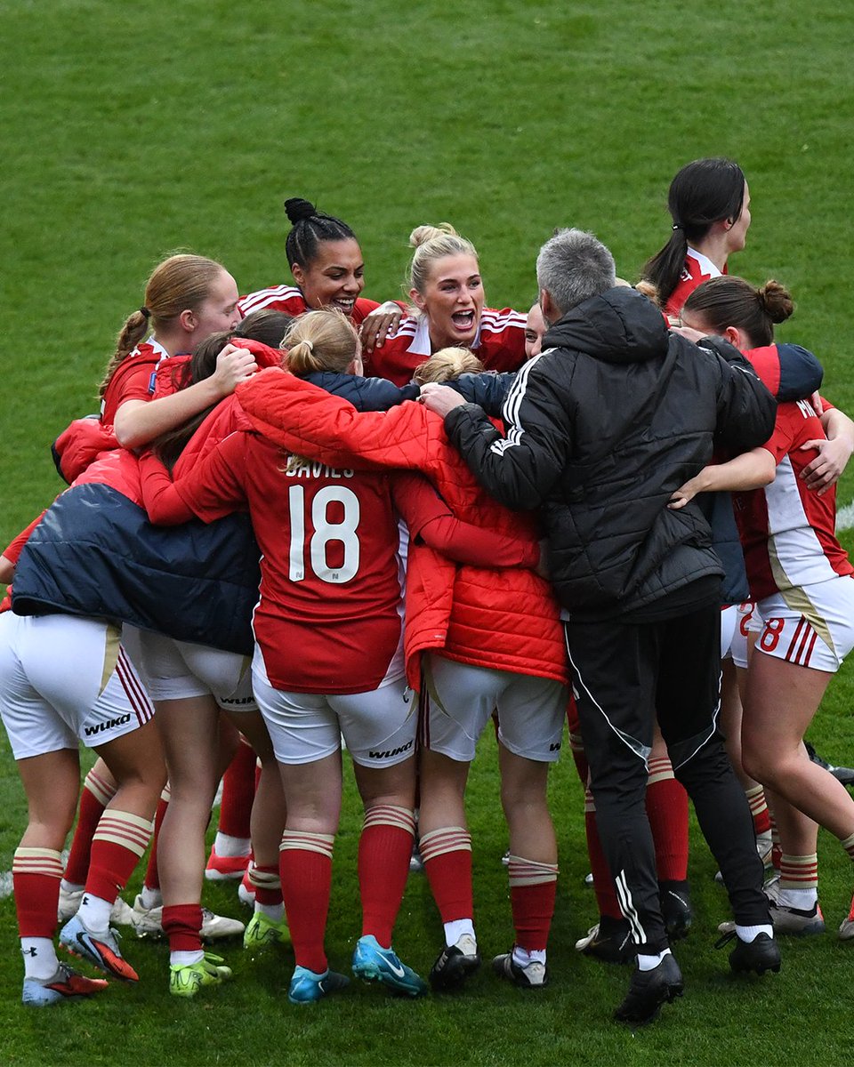 Full-time celebrations at the Nigel Eady County Ground ❤️