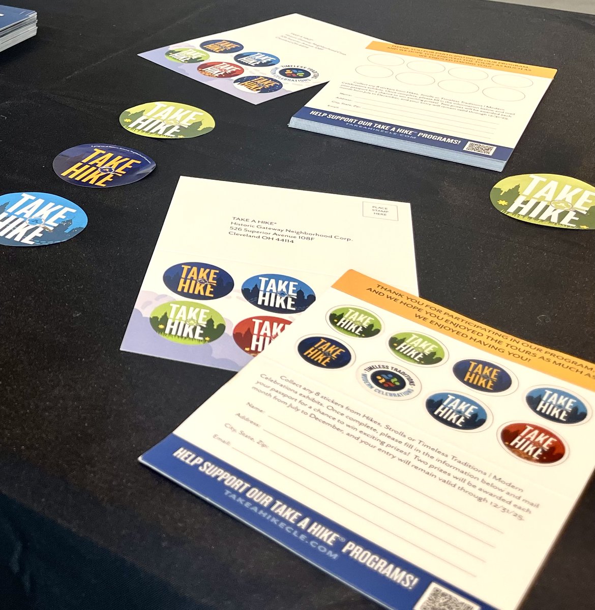 Explore Cleveland &amp; win! Collect 8 Take a Hike Passport stickers and enter to win prizes like hotel stays, Guardians tickets, and more. Next drawings: Nov 6 &amp; 20. Passports stay active for a full year! takeahikecle.com