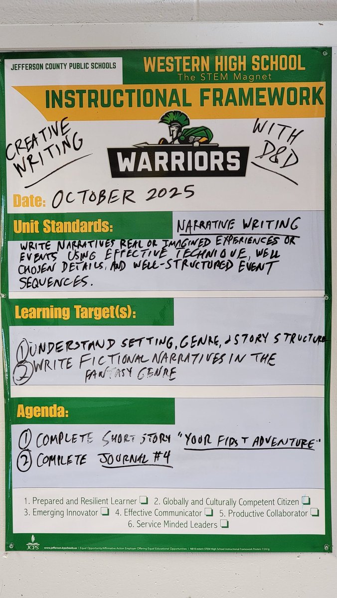 KyEdRPG's tweet image. On Friday, I was a guest of Sterling Harris's @WesternTheSTEM class "Creating Writing with #dnd." I'll be sharing more soon, but for now, wanted to give this innovative teacher & awesome students a shoutout! #kyedrpg #gamebasedlearning #kygoplay #AllinKY #KYILN #UnitedWeLearnKY