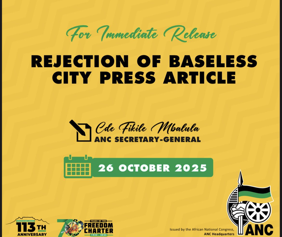 Monalisamama10's tweet photo. As the media narrative spirals out of control, let's not forget that Fikile Mbalula's motives were genuine. Misrepresenting his actions hinders our country's progress and is a disservice to the people.
#CityPressFakeNews
#MediaDistortion https://t.co/PfIMG6r7qi