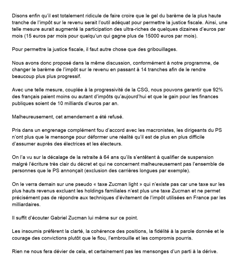 <a href="/LCI/">LCI</a> <a href="/faureolivier/">Olivier Faure</a> Normal que Faure ne comprend pas. Je vous aide, lisez ceci et vous comprendrez que le PS ne vous trompera plus personne. 
Pour faire payer 200 euros par an au plus riches( 1.1%) il veut faire payer 200.000 pauvres et 18 millions de modestes.
