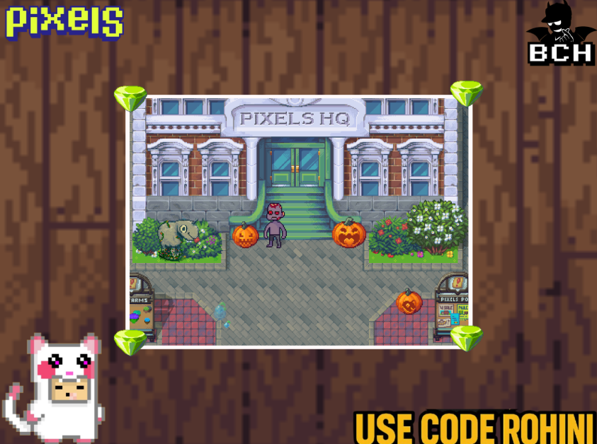 Mcghosh2's tweet image. The pumpkins have taken over @pixels_online! 🎃 I’m loving everyone’s creations — couldn’t resist making one myself 😝

The best part? All these awesome pumpkins were made by our own Pixels content creators! 

@Ronin_Network #PixelsCreator #PixelsUpdate