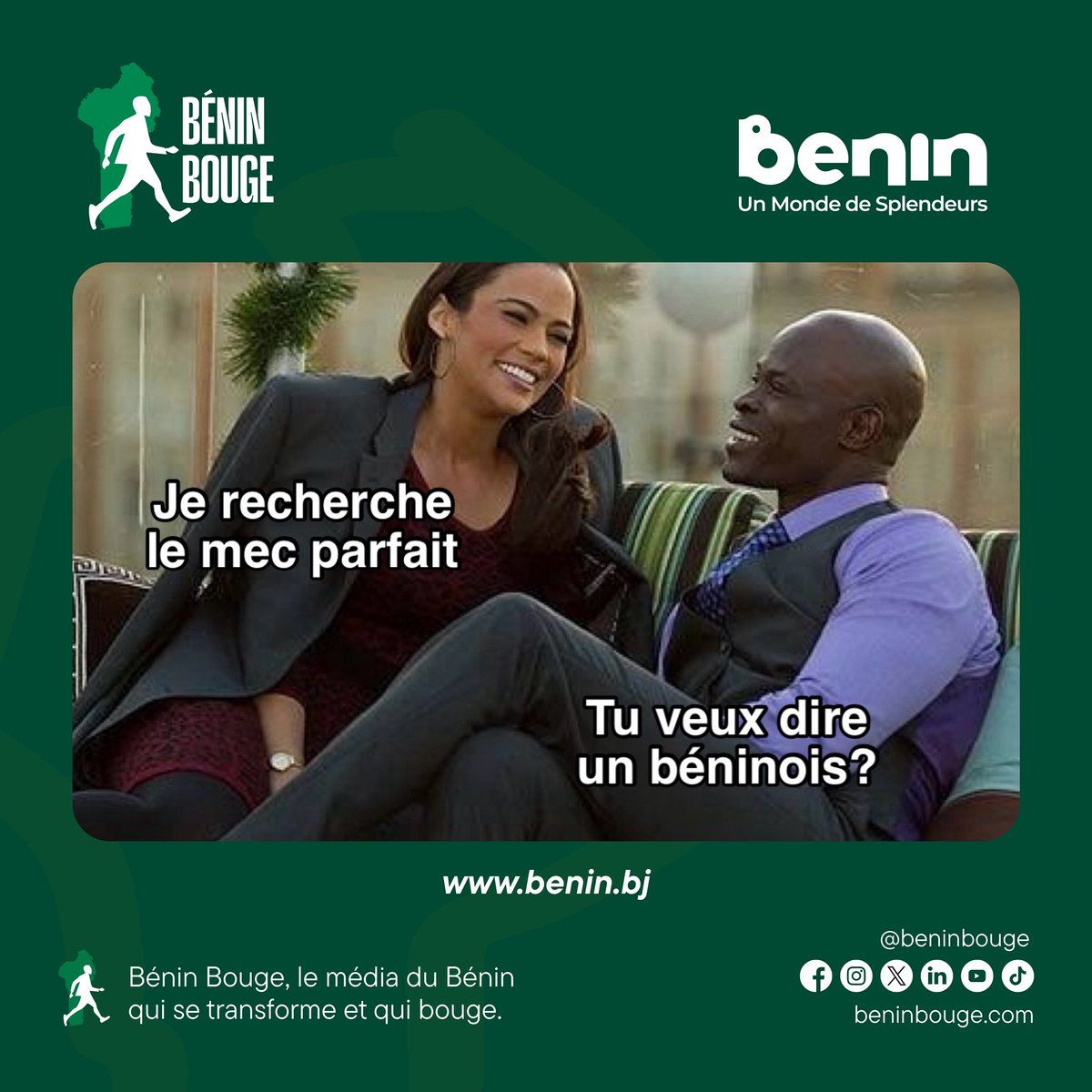 BeninBouge's tweet photo. Où sont tous les mecs parfaits ? 👀 

#BeninBouge https://t.co/3odcRbaCd6