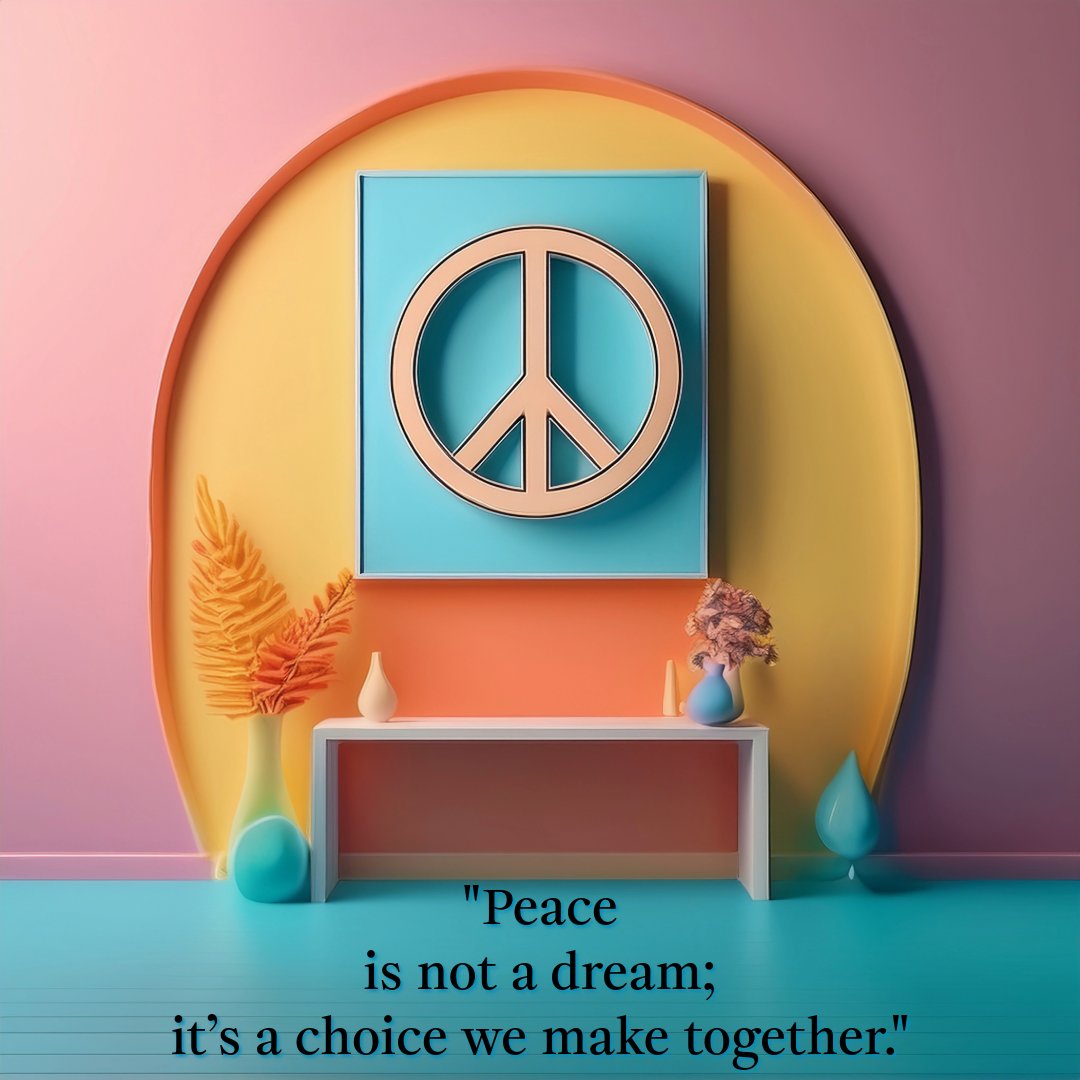 MichelBaise's tweet photo. Peace is a choice we make together. πβ¨ With understanding, compassion & dialogue, we can break barriers, embrace differences & choose love over hate. Let's create a world where peace thrives. ποΈπ #ChoosePeace #UnityInDiversity #Understanding #CompassionInAction #loveroverhate https://t.co/keP7jdVSRL