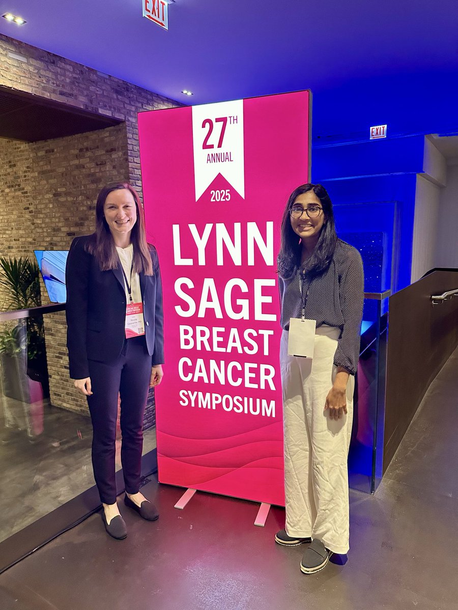 📍Thought provoking end to the Lynn Sage Breast Cancer Symposium discussing goals of de-escalation in low risk, escalation in high risk, &amp; individualized treatment in intermediate risk. Thankful for the opportunity to attend! ✨#LSBCS25 <a href="/lynnsage/">Lynn Sage Breast Cancer Foundation</a> <a href="/LurieCancer/">Lurie Cancer Center</a> <a href="/DrHBurstein/">Harold J. Burstein, MD, PhD, FASCO</a>