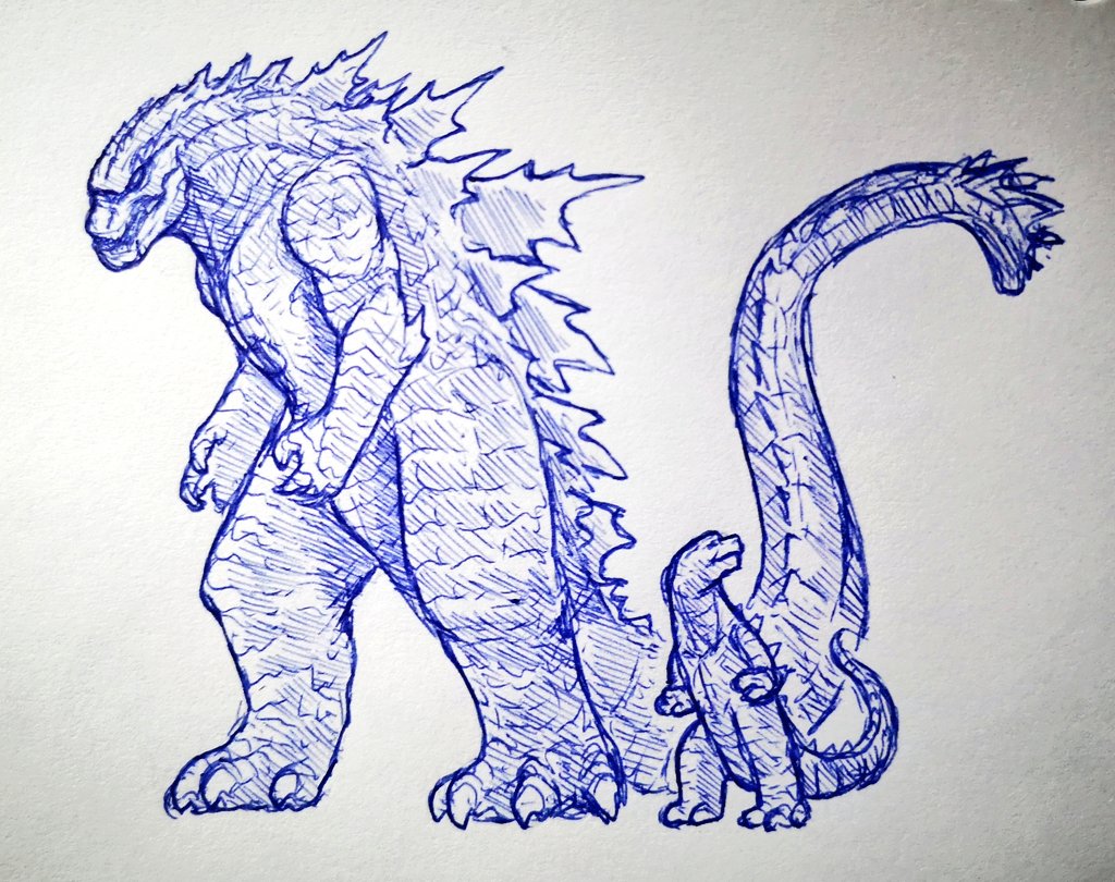 Monsterverse Goji and his chud son ✨
#Godzillafanart #godzillaart #GodzillaXKongSupernova