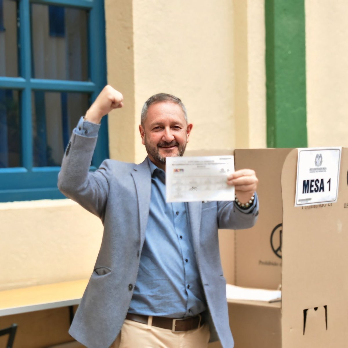 Ya salí a votar ✊🏼💜 
Cumplí con este deber ciudadano que es, al mismo tiempo, un acto de esperanza y compromiso con nuestro país.
Quiero agradecer a todas y todos los que desde temprano han estado participando, cuidando las mesas, acompañando el proceso y cumpliendo con este
