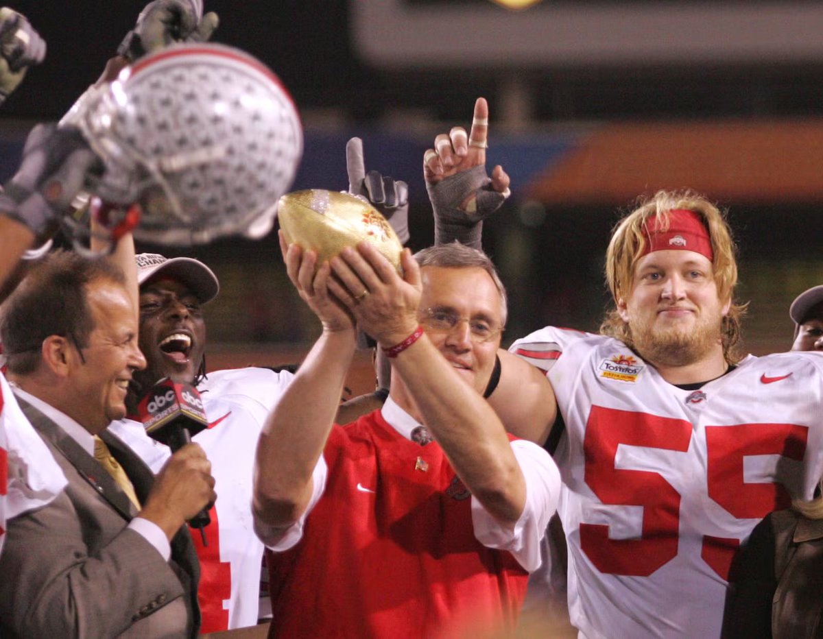 TheSG_Podcast's tweet image. R.I.P. Buckeye Legend Nick Mangold ❤️.