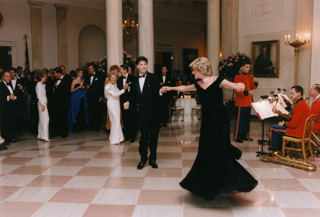 We already HAD a ballroom. Princess Diana dances with John Travolta in the East Wing of the White House as guests of Ronald and Nancy Reagan in 1985.