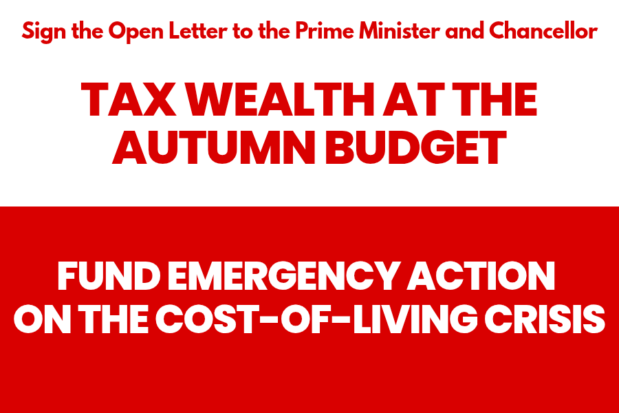 RichardBurgon's tweet image. The number one issue facing people today is still the cost of living crisis - whatever the far-right claim.

I&apos;m calling on the Government to Tax Wealth at the Budget - to fund emergency action on soaring food, energy and housing costs.

Add your name 👇:
bit.ly/TaxWealthAutum…