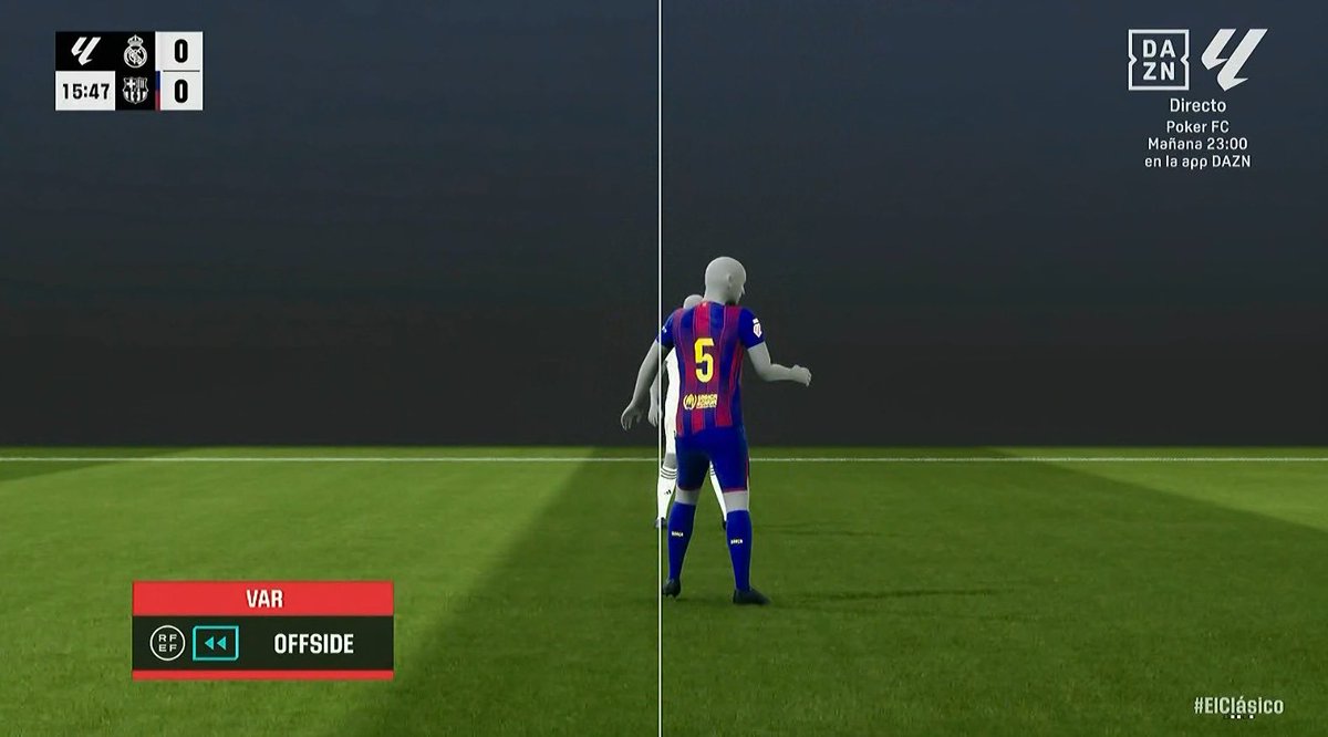 Es el fútbol de hoy en día y hay que respetarlo 🫥