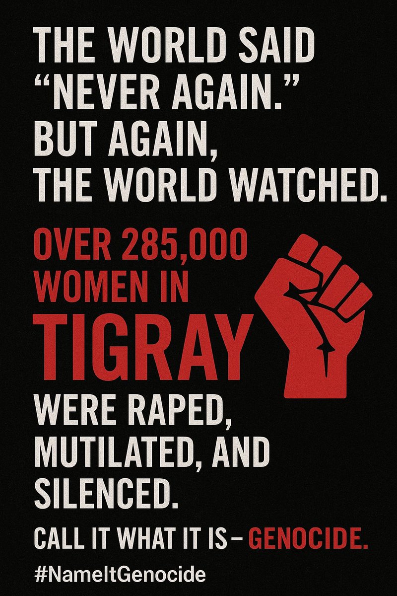 1️⃣ 
Without truth, reconciliation is fiction.
<a href="/_AfricanUnion/">African Union</a> <a href="/AUC_PAPS/">African Union Political Affairs Peace and Security</a> <a href="/UNHumanRights/">UN Human Rights</a>
#TruthForTigray #PeaceNeedsJustice refugeesinternational.org/events-and-tes…