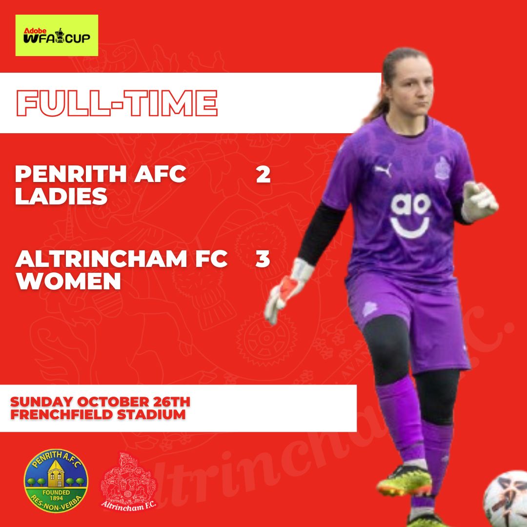 HISTORY CONTINUES TO BE MADE !!

WE ARE INTO THE @ADOBEWFACUP 2ND ROUND PROPER..WHAT A MOMENT !!

🔵2-3🔴

#YOURTOWNYOURCLUB #ALTRINCHAMFC