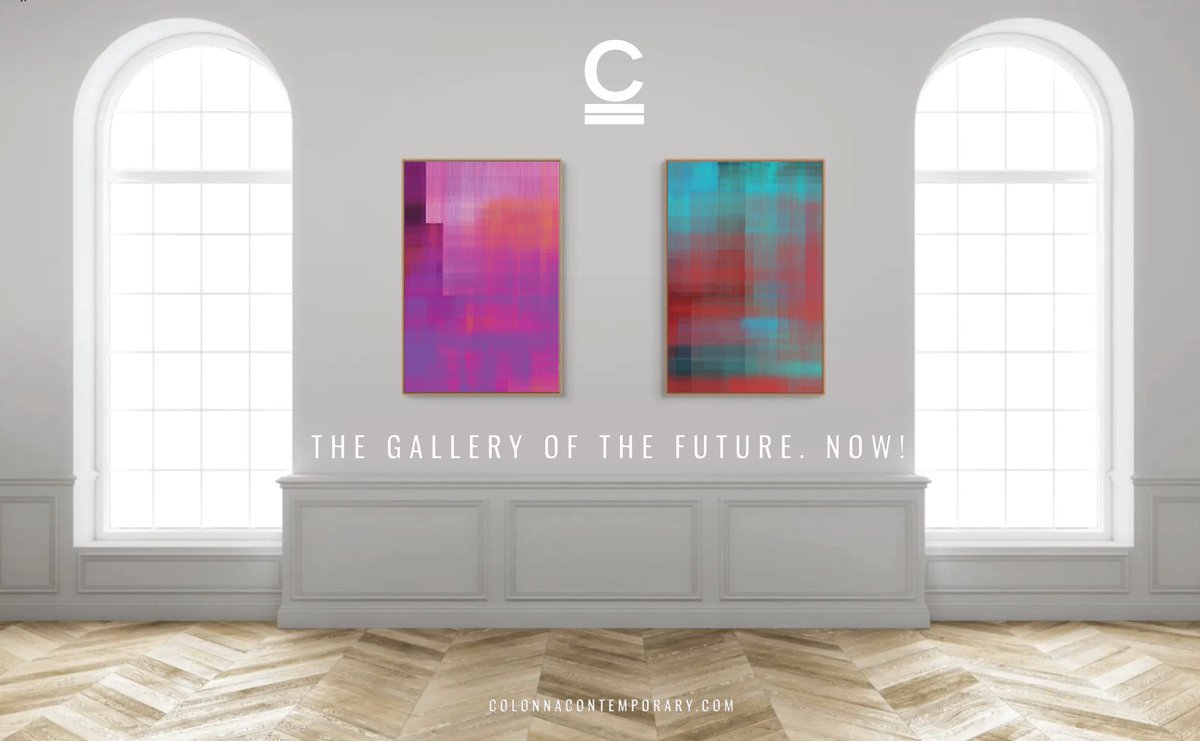 ColonnaContempo's tweet image. La galleria del futuro. Oggi. #pigmenttopixel