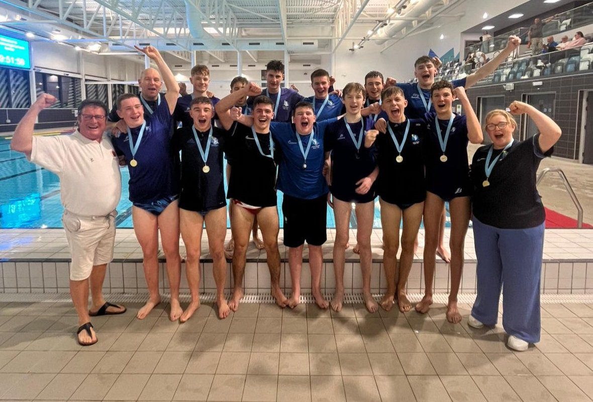 Water Polo:  Brugha Are National Blitz Champs

Cathal Brugha U19 Men won their second National Blitz of the season at Lisnasharragh yesterday with 100% win record against Half Moon, Clonard and Drogheda
<a href="/SwimUlster/">Swim Ulster</a> <a href="/cathal_brugha/">Cathal Brugha</a>
<a href="/swimireland/">Swim Ireland</a>
More at: facebook.com/share/p/19qLog…