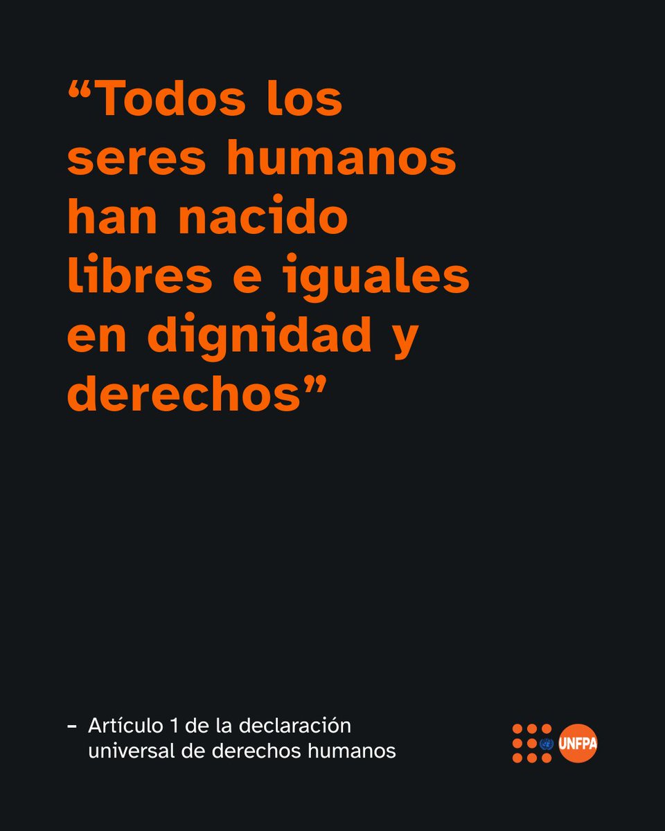 Todas las personas nacen libres e iguales en dignidad y derechos.

Pero en el Perú, millones de mujeres y niñas aún enfrentan barreras para ejercerlos plenamente.

Conoce más aquí: peru.unfpa.org/.../por-un-mun…...