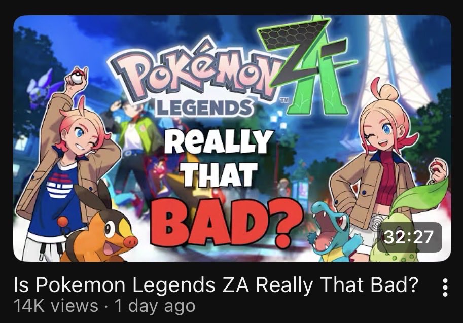 HOT TAKE: I think Legends ZA has some problems but also has a lot of good moments.